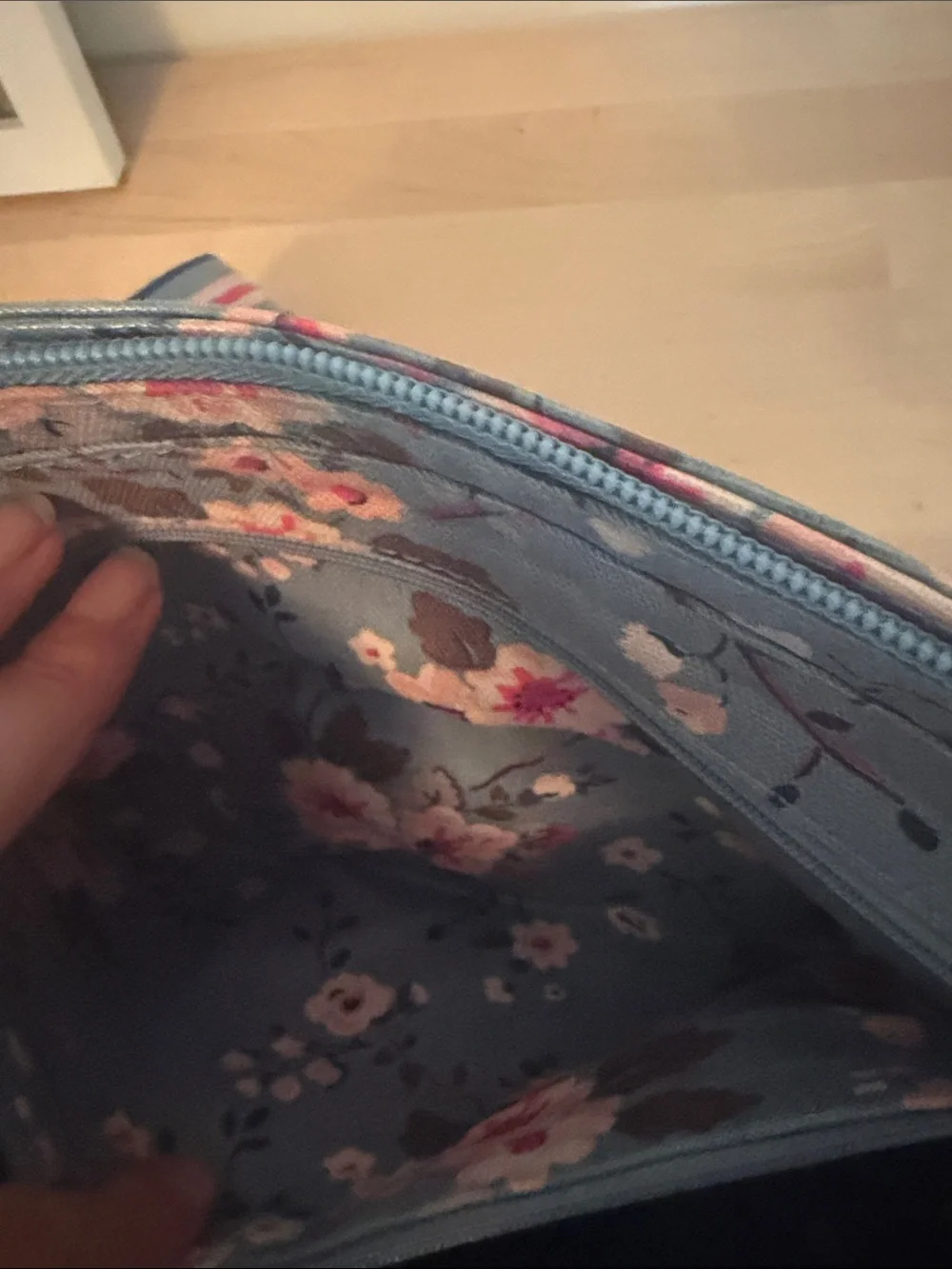 Cath Kidston Blue Floral Crossbody Bag